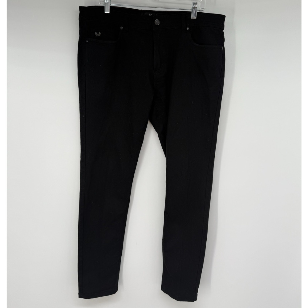 Nick Danger Jeans Mens 38x32 Black Stretchy Slim Casual Streetwear